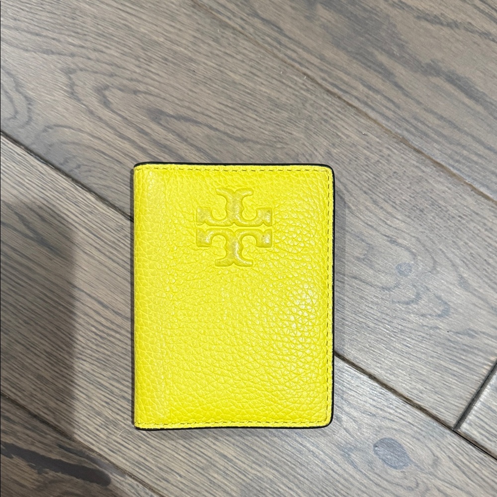 Tory Burch Yellow Wallet